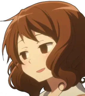 😏 anime, cartoon, girl, woman, character telegram sticker