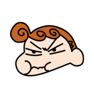 😡 Dessin animé, En colère, Visage, Expression, Personnage, Drôle whatsapp sticker