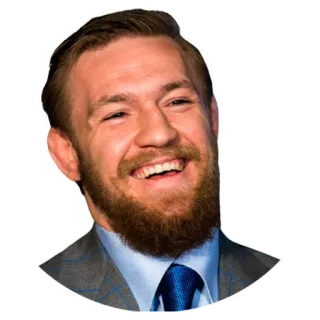 😄 Conor McGregor 康纳·麦格雷戈, 格斗士, UFC, MMA, 体育, 运动员, 爱尔兰 telegram sticker