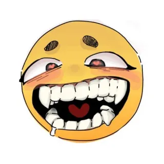 🤤 Emoji, Vampir, Seram, Monster, Gigi telegram sticker