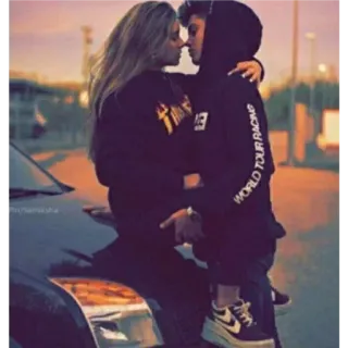 ❤️ casal, relacionamento, amor, adolescentes, romance telegram sticker