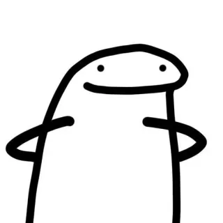 🦦 sticker, cartoon, character, blob, funny, meme whatsapp sticker