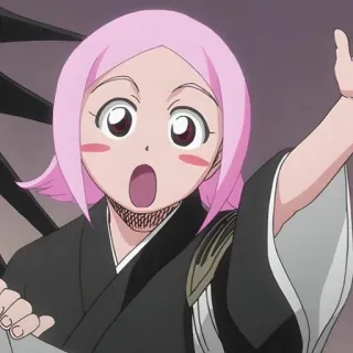 🍥 Yachiru Kusajishi Bleach Anime, Manga, Pinke Haare, Süß, Bleach, Yachiru Kusajishi telegram sticker