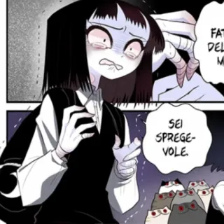 😡 FATTO
DEL
MI
SEI
SPREGEVOLE. Anime, Manga, Horror, Straszny, Blady, Przestraszony telegram sticker