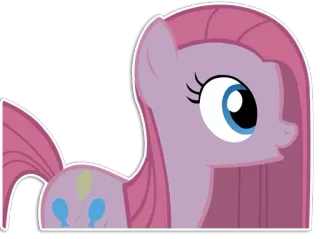 🦄 Pinkie Pie My Little Pony Pony, Dibujos animados, Pinkie Pie, MLP telegram sticker