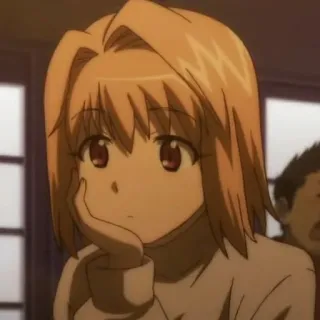 🤔 anime, girl, character telegram sticker