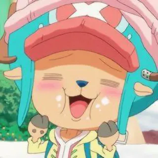 🌊 Tony Tony Chopper One Piece Anime, Manga, Rentier, Süß, Arzt, Chopper telegram sticker
