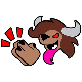 👏 cartoon, monster, creature, evil, fantasy telegram sticker
