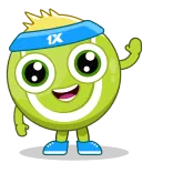 👋 1X Мультфильм, Талисман, Персонаж, Спорт, Фитнес whatsapp sticker
