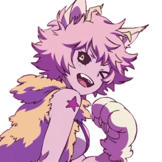 😈 Mina Ashido My Hero Academia Mina Ashido, My Hero Academia, Anime, Rose, Personnage whatsapp sticker