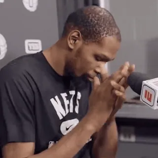 👏 Kevin Durant pallacanestro, atleta, sport, Kevin Durant, Nets telegram sticker