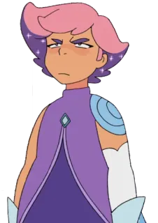 😒 Glimmer She-Ra and the Princesses of Power Glimmer, She-Ra, Princesses of Power, cartoon, character, sparkles, Netflix telegram sticker