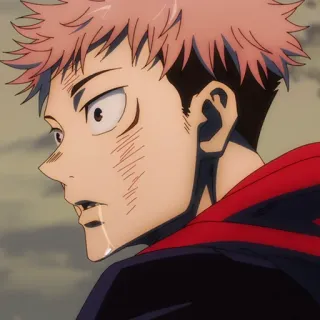 💥 Yuji Itadori Jujutsu Kaisen Anime, Manga, Jujutsu Kaisen, Yuji Itadori, Personaggio, Animazione telegram sticker