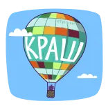❤️ KPAШ Ballon, Heißluftballon, Himmel, Reise telegram sticker