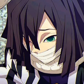 🐍 Shinazugawa, Sanemi Demon Slayer anime, manga, demon slayer, shinazugawa sanemi, character whatsapp sticker