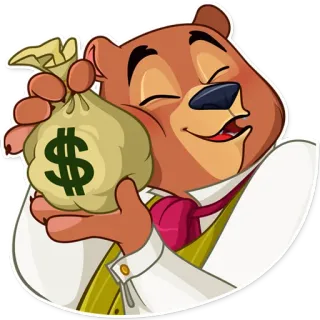 Todd Bear telegram stickers