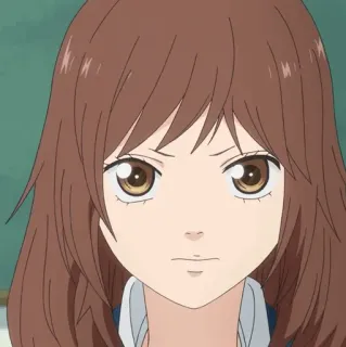 🥡 anime, girl, cartoon, portrait, cute, woman telegram sticker