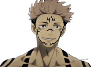😁 Ryomen Sukuna Jujutsu Kaisen Anime, Manga, Dämon, Verflucht, Jujutsu Kaisen, Sukuna telegram sticker