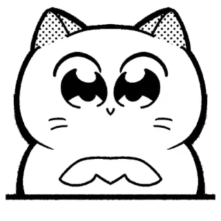 🙂 แมว, สัตว์, น่ารัก, สติกเกอร์, คาวาอิ telegram sticker