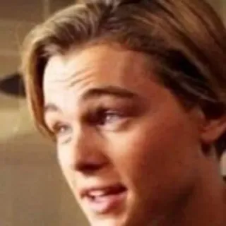 😳 Leonardo DiCaprio aktor, celebryta, gwiazda filmowa, portret telegram sticker