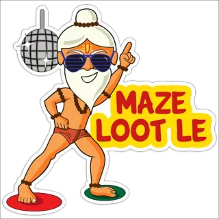 Cool Baba whatsapp stickers