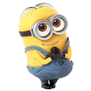 😍 Minion Despicable Me minion, despicable me, cartoon, character, funny, animated telegram sticker