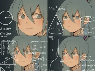 🏎 A = πr²
C = 2πτ
V=rh
3
10
30 45 50
sia xdxcosx
1117-
112
2x
Irig
C
30°
xV3
arrag
h
5
0 math, equations, anime, thinking, calculation, geometry, algebra telegram sticker