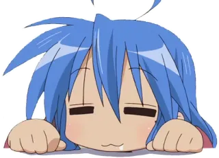 😋 Anime, Lindo, Soñoliento, Cansado, Manga telegram sticker