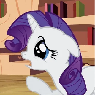 🥺 Rarity My Little Pony dessin animé, poney, My Little Pony, Rarity, licorne telegram sticker