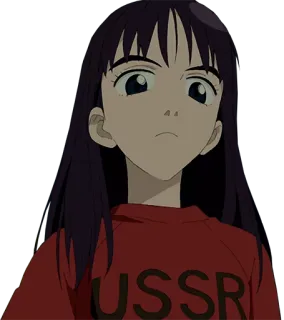 Commie Anime Girls whatsapp stickers