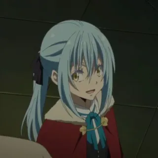 🦕 Rimuru Tempest That Time I Got Reincarnated as a Slime Anime, Manga, Charakter, Fantasy whatsapp sticker