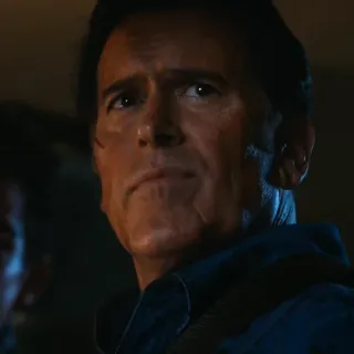 😕 Ash Williams Evil Dead эш вильямс, зловещие мертвецы, ужасы, культовый фильм, фильм telegram sticker