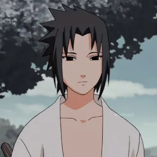 🖲 Sasuke Naruto Аниме, Саске, Наруто, Учиха, Манга, Ниндзя telegram sticker