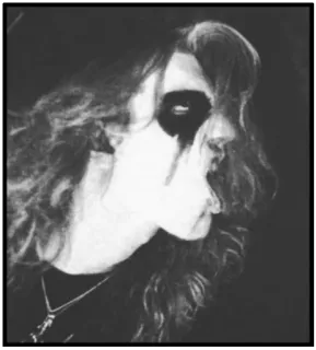 😮 Black metal, Trucco, Corpse paint, Metal, Musica telegram sticker