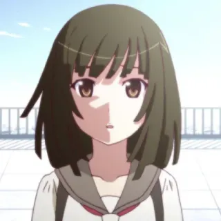 🧿 Anime, Mädchen, Charakter, Japanisch, Illustration, Cartoon telegram sticker
