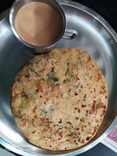 🥔 Tee, Paratha, Indisches Essen, Frühstück, Essen telegram sticker