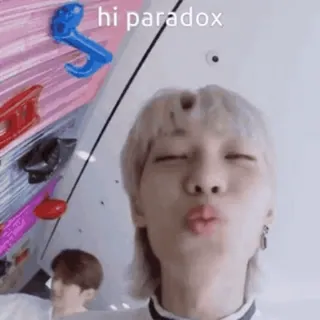 ๐ hi paradox face, person, korean telegram sticker