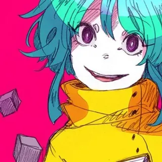 🧪 Anime, Dibujos animados, Personaje, Chica, Ilustración, Manga telegram sticker