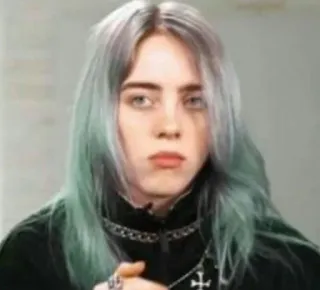 😐 Billie Eilish นักดนตรี, นักร้อง, คนดัง, ป็อปสตาร์, Billie Eilish telegram sticker