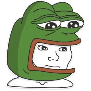😞 Pepe the Frog pepe, frog, meme, sad, internet telegram sticker