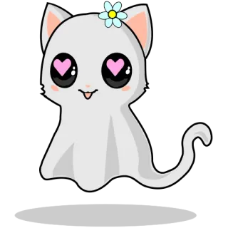 Сat ghost whatsapp stickers