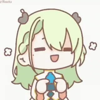 😅 Animé, Dessin animé, Mignon, Personnage, Hololive whatsapp sticker