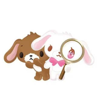 🌟 Hase, Bär, Lupe, süß, kawaii, Tiere telegram sticker