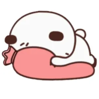 🍃 seal, cute, animal, kawaii, cartoon telegram sticker