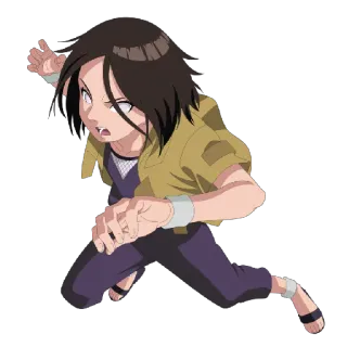 🤷 Anime, Cartoon, Manga, Figur, Ninja, Kampf telegram sticker