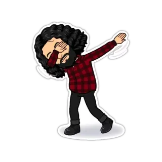 😎 Bitmoji, Dab, Hoạt hình, Hình đại diện, Ăn mừng, Tư thế telegram sticker
