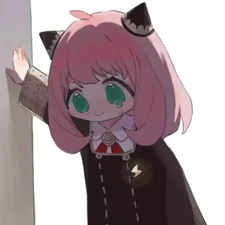 🥲 Anya Forger Spy × Family Anime, Dessin animé, Fille, Fanart, Spy x Family, Anya Forger telegram sticker
