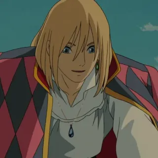 🔮 Howl Howl's Moving Castle Anime, Studio Ghibli, Howl, Le Château Ambulant, Fantasy telegram sticker