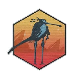 🦆 bird, creature, fantasy, alien, sticker telegram sticker