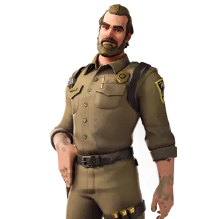 👮 Hopper Stranger Things personaggio, fortnite, stranger things, hopper telegram sticker